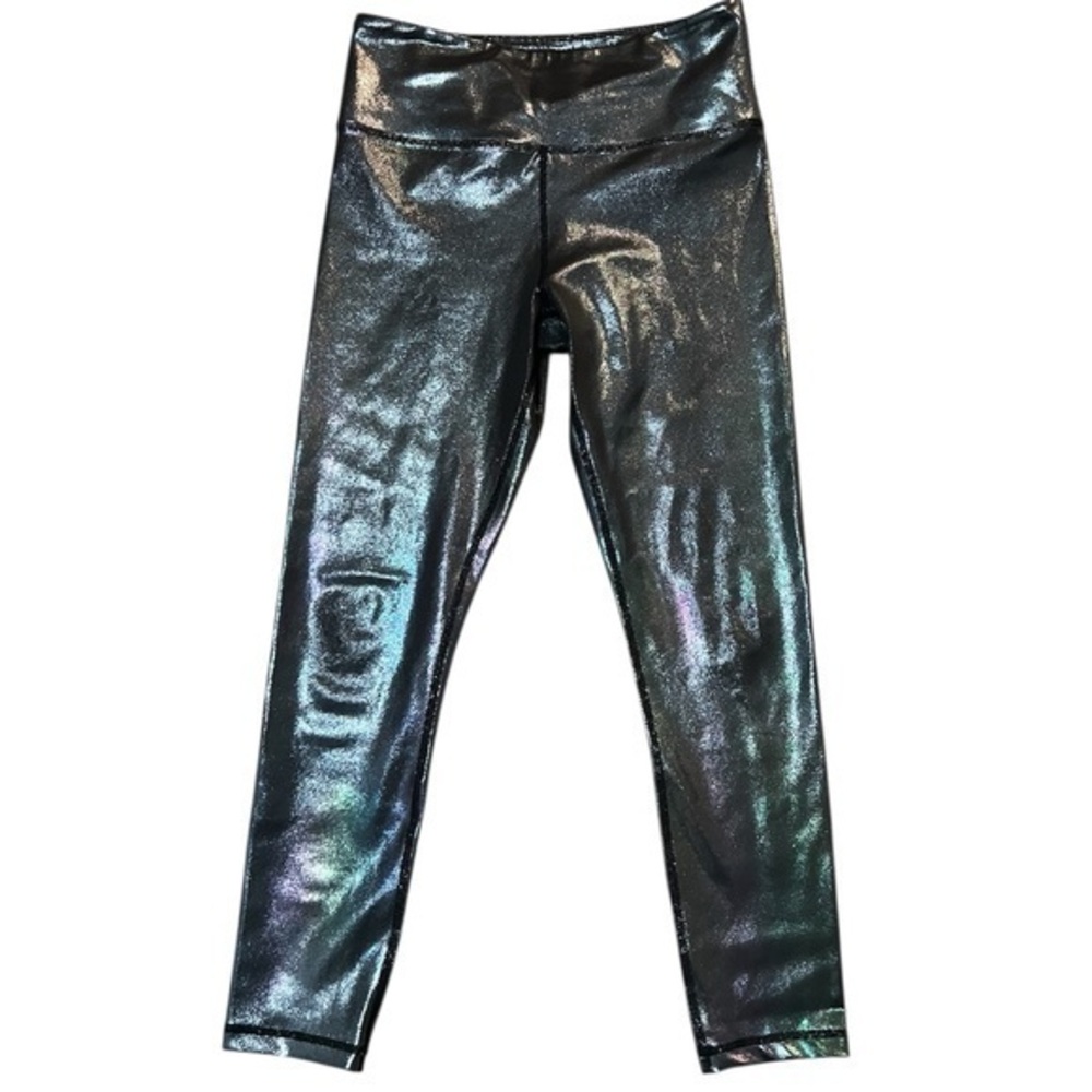 Zyia Mirage Metallic High Rise Leggings Size 6-8